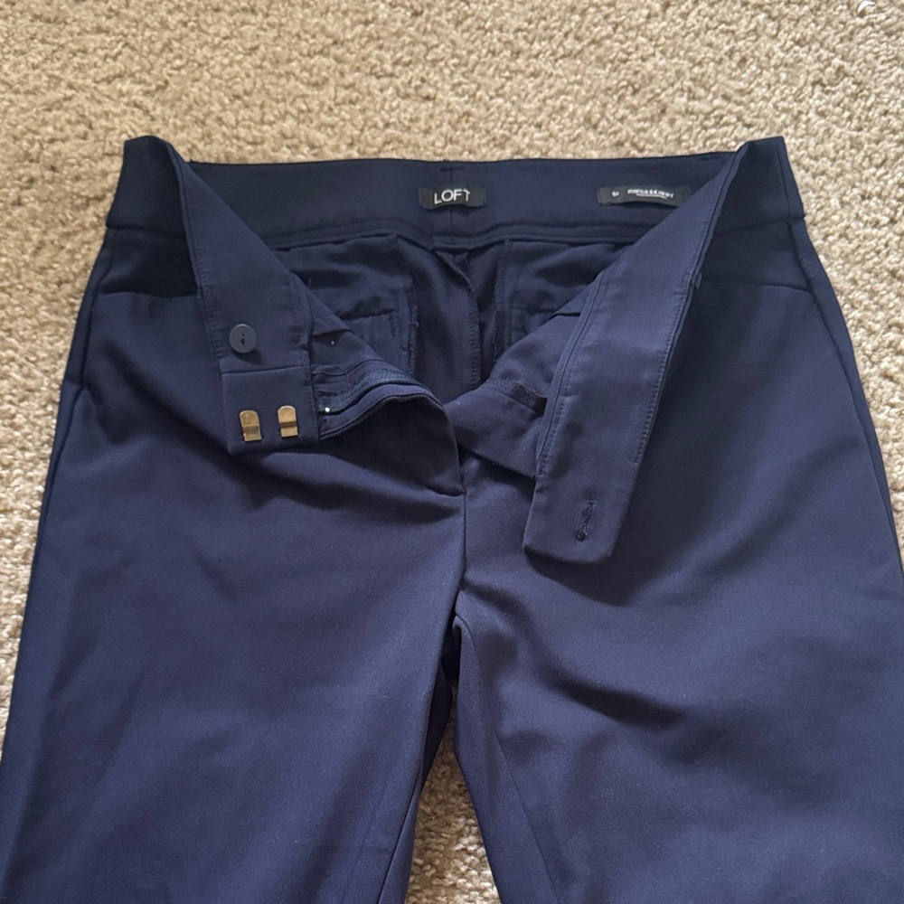 LOFT Women's Navy Pantsuit